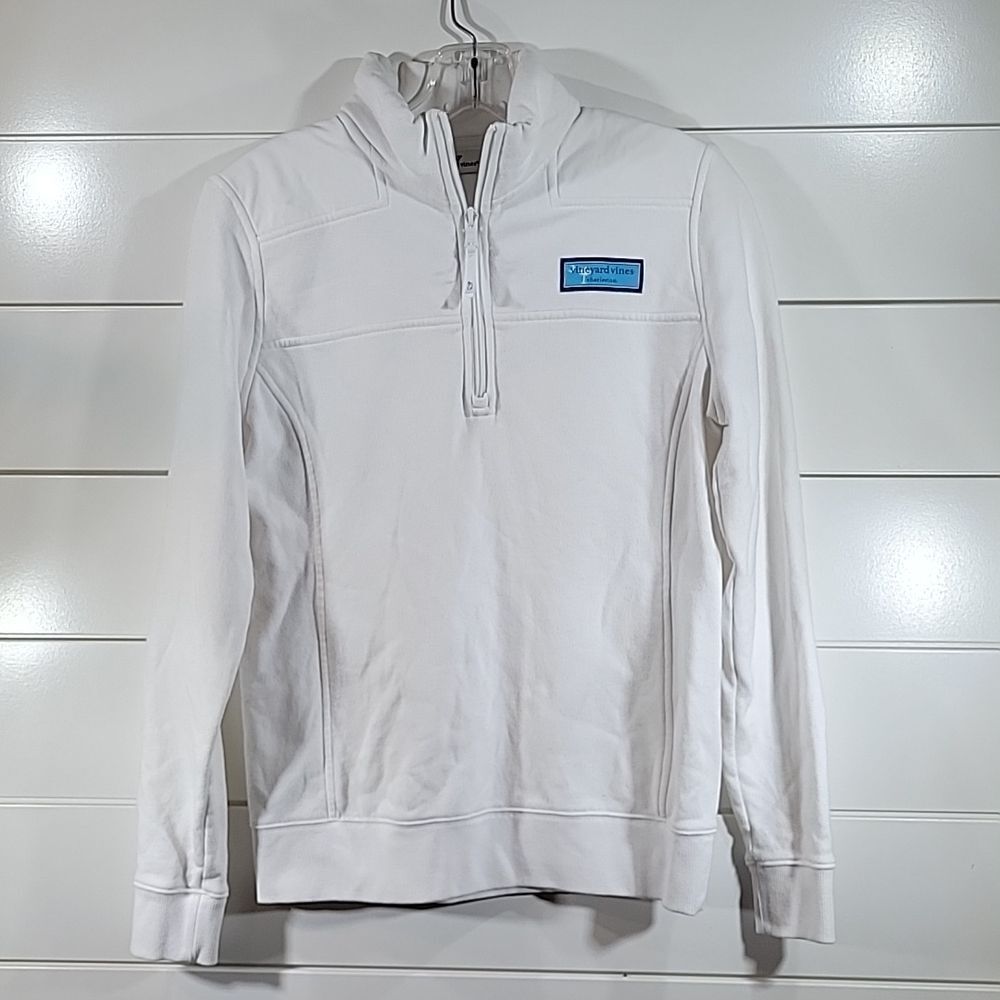 Vineyard Vines White Shep Shirt Pullover Jacket